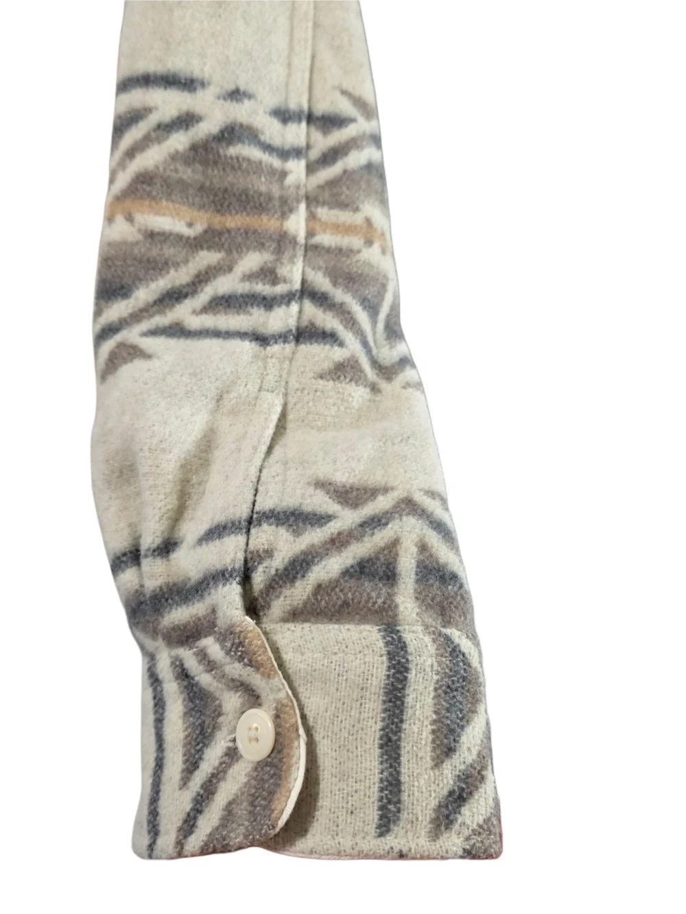 American Eagle Outfitters Men's Beige & Brown Patterned Shacket
